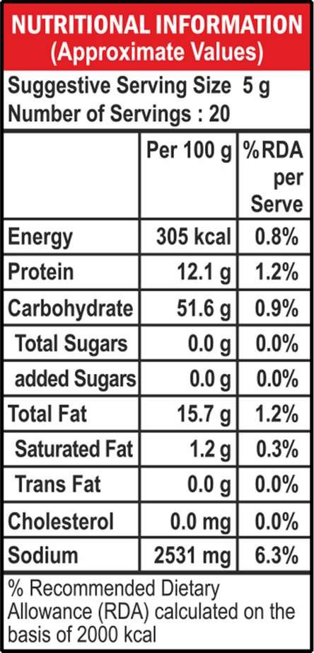 MDH Sabji Masala Powder  (100 g)