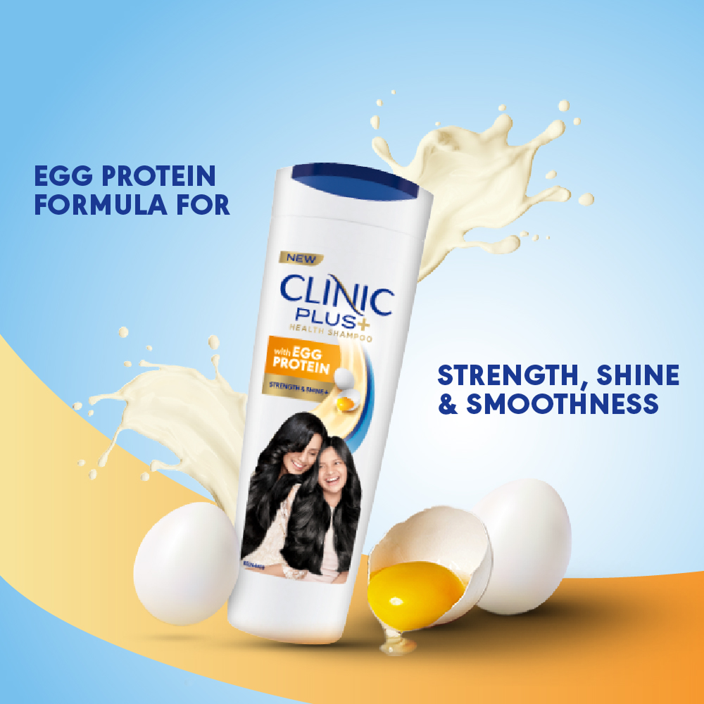 Clinic Plus Strength and Shine Egg Protein Shampoo 175ml