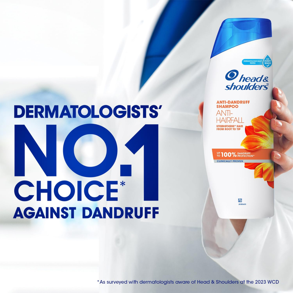 HEAD & SHOULDERS Cool Menthol Anti-Dandruff Shampoo for Scalp Protection