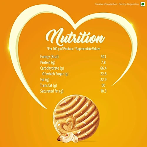 Sunfeast Mom's Magic Cashew Almond Cookies, 51.1 g