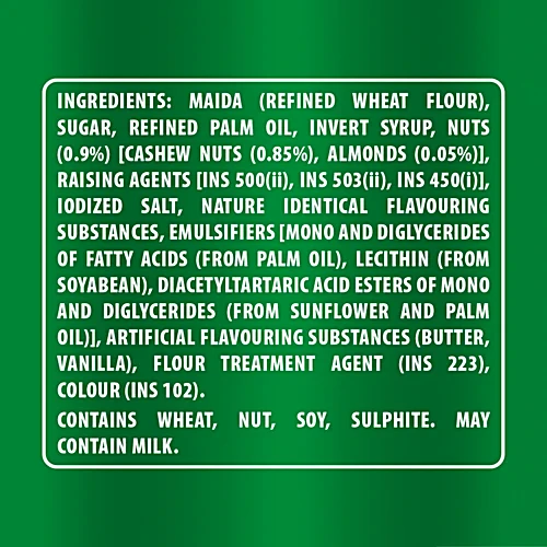 Sunfeast Mom's Magic Cashew & Almond Biscuits, 189 g