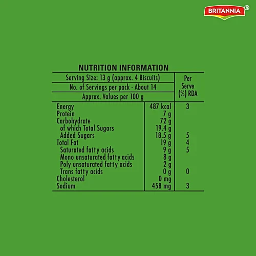 Britannia 50-50 Sweet & Salty Biscuit - Light, Crispy, 188 g