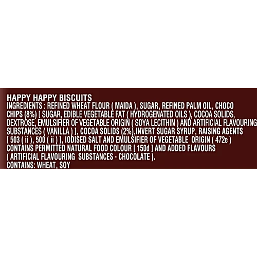 Parle Happy Happy Choco-Chip Cookies, 396 g