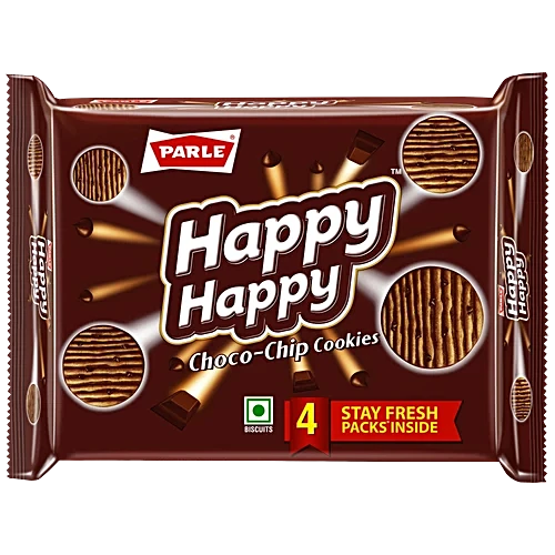Parle Happy Happy Choco-Chip Cookies, 396 g