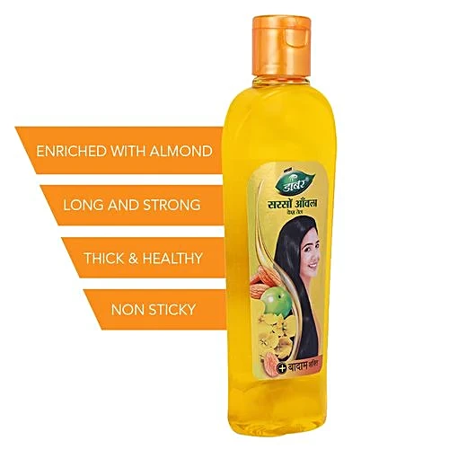 Dabur Amla Sarso Amla Hair Oil Badam Shakti (175ml)