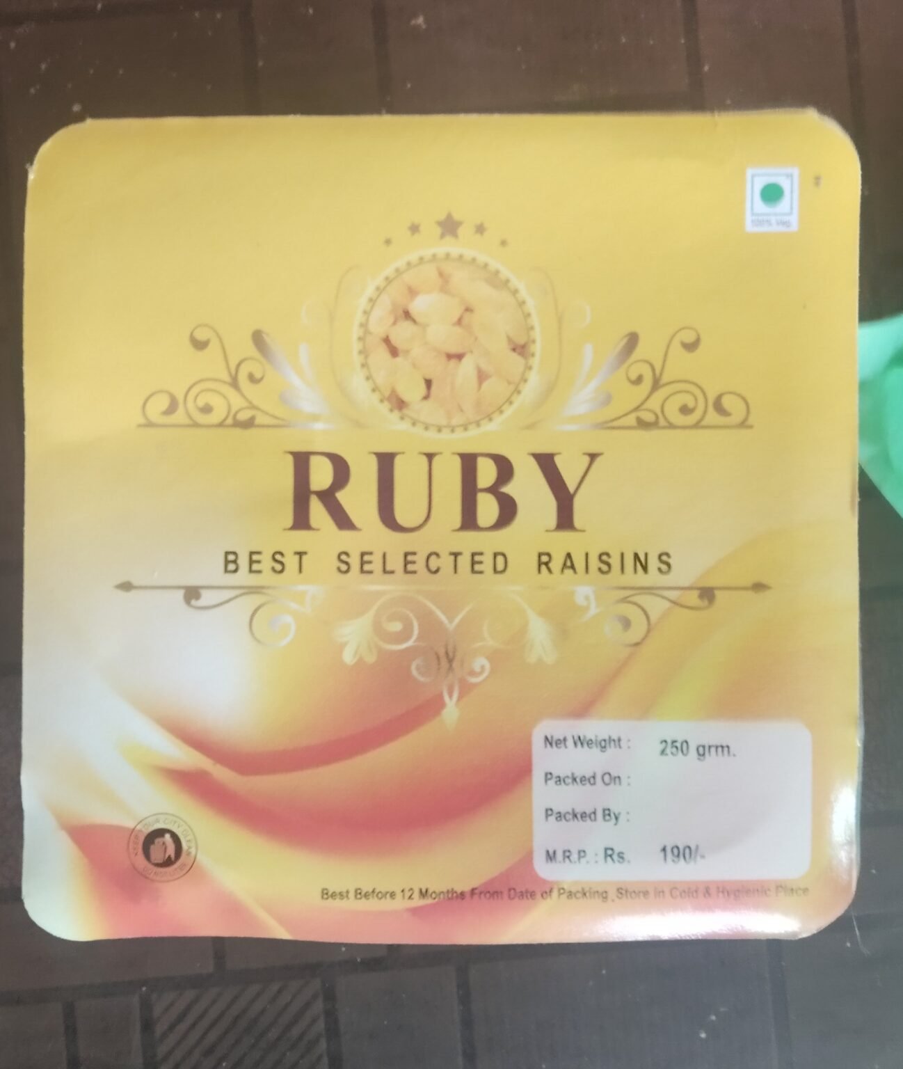 Ruby Best Select Raisins, 250 g