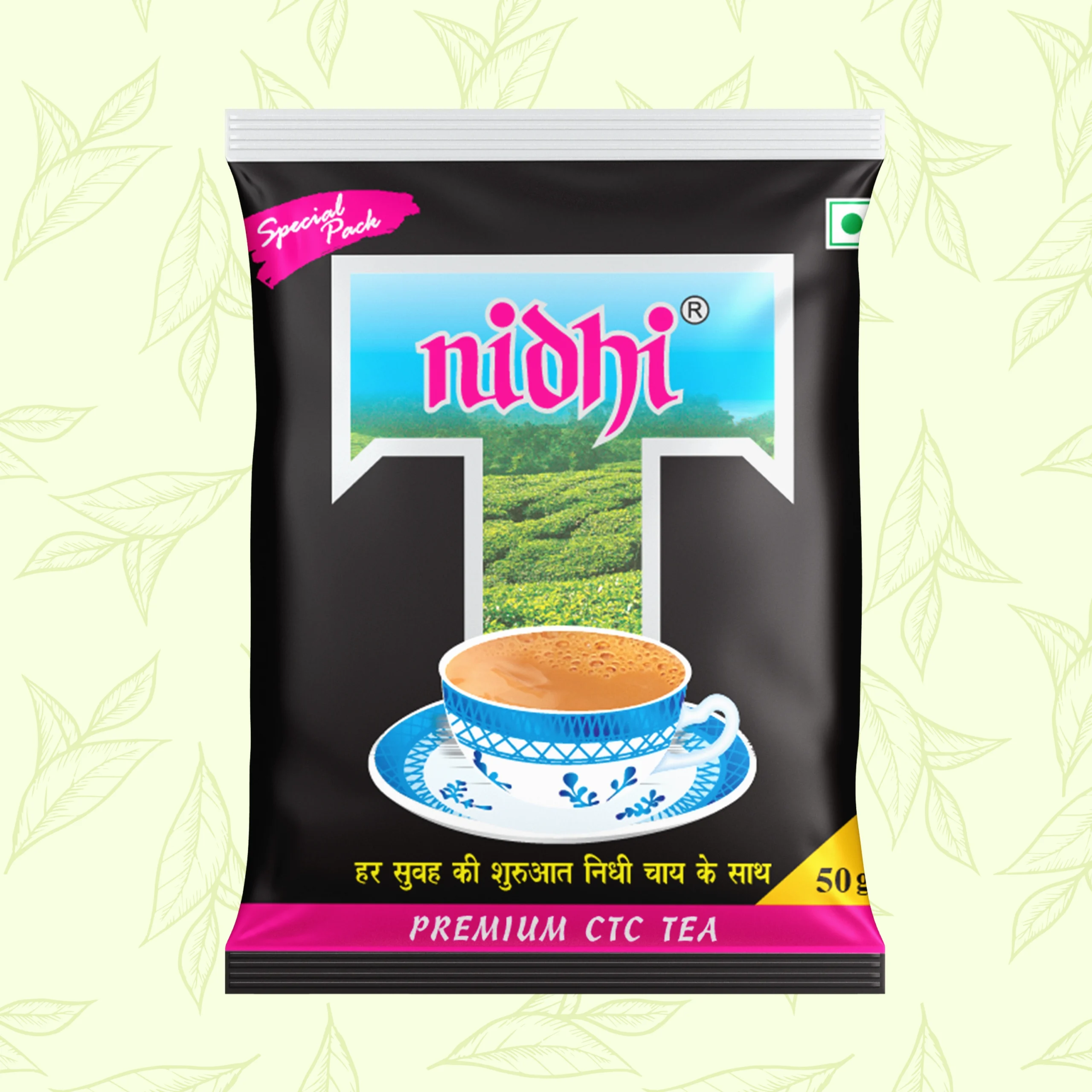 Nidhi/Chay Patti CTC Tea – 100g Zipper