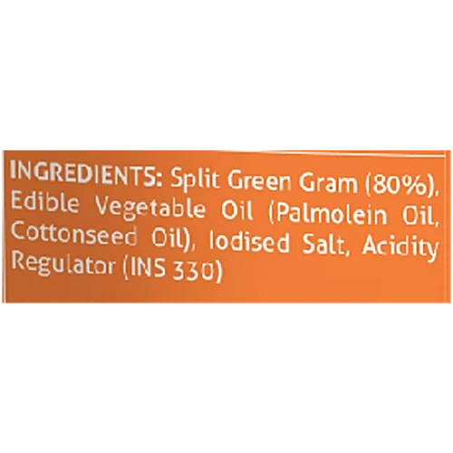 Bikaji Moong Dal - Salty Fried, 400g Pouch