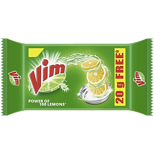 Vim Dishwash Bar – Lemon, 60 g