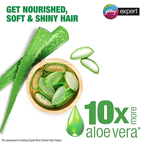 Godrej Expert Rich Creme Hair Colour - Long-Lasting, 100% Grey Coverage, No Ammonia, 24 ml Natural Brown