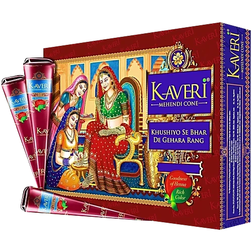 Pearlfiesta Kaveri Mehendi Cones, 20 g/1Pic