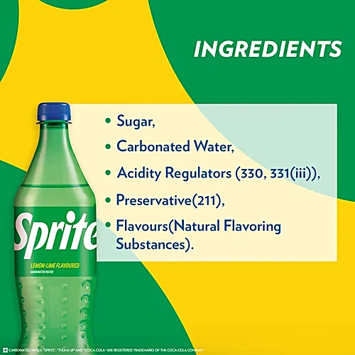 Sprite Soft Drink - Refreshing, 750 ml PET Bottle