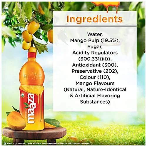 Maaza Mango Drink, 1.2 L PET Bottle
