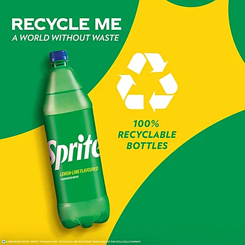 Sprite Soft Drink - Refreshing, 2 l PET Bottle