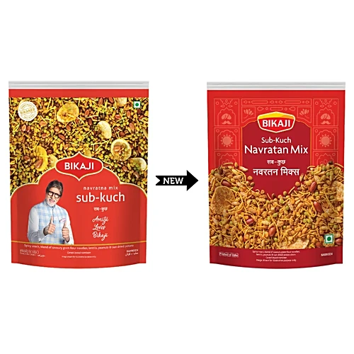 Bikaji Navarattan Mix - Sub-Kuch, Spicy, 400 g Pouch